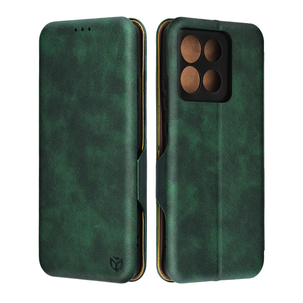 Case for Motorola Moto G86, Techsuit, Safe Wallet Plus, Green
