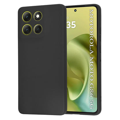 Custodia per Motorola Moto G86, Techsuit, SoftFlex, Nera