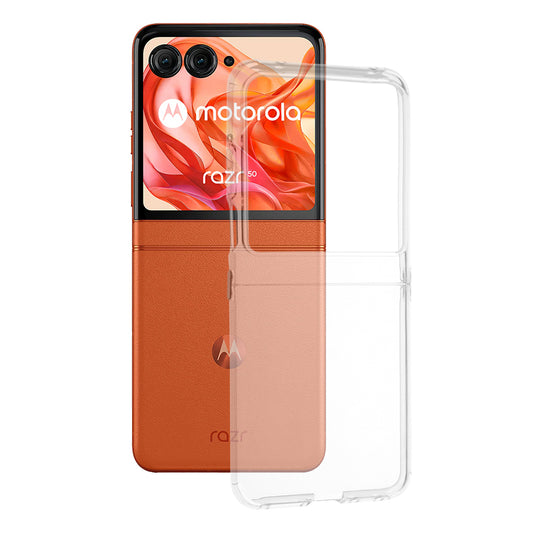 Coque pour Motorola Razr 60 / Razr 50, Techsuit, Claire, Transparente