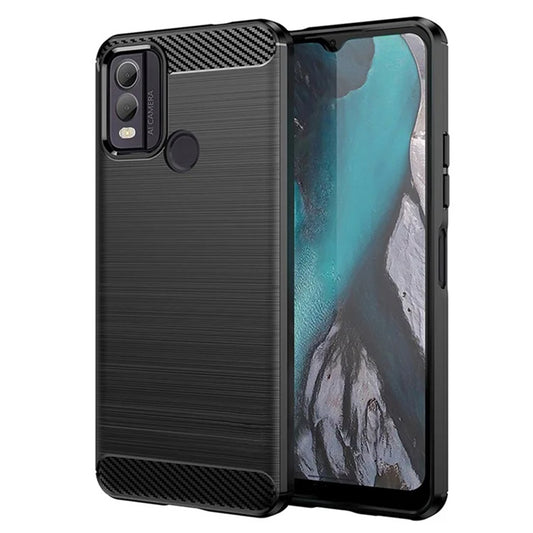 Hülle für Nokia C22, Techsuit, Carbon, Schwarz