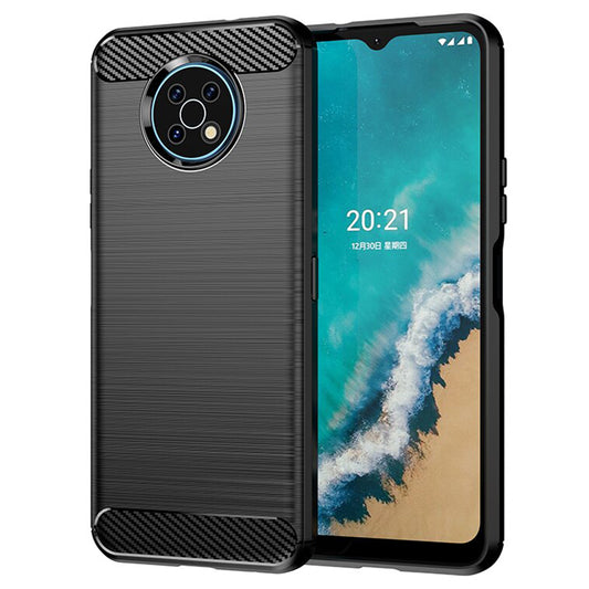 Hülle für Nokia G50, Techsuit, Carbon, Schwarz