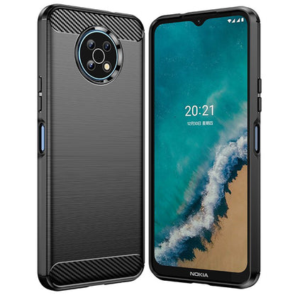 Custodia per Nokia G50, Techsuit, Carbonio, Nera