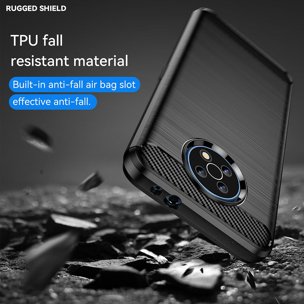 Custodia per Nokia G50, Techsuit, Carbonio, Nera