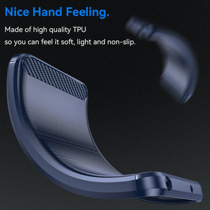 Hülle für Nothing CMF Phone 1, Techsuit, Carbon, Blau