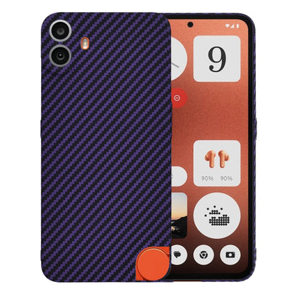 Coque pour Nothing CMF Phone 1, Techsuit, Carbonite FiberShell, Violet