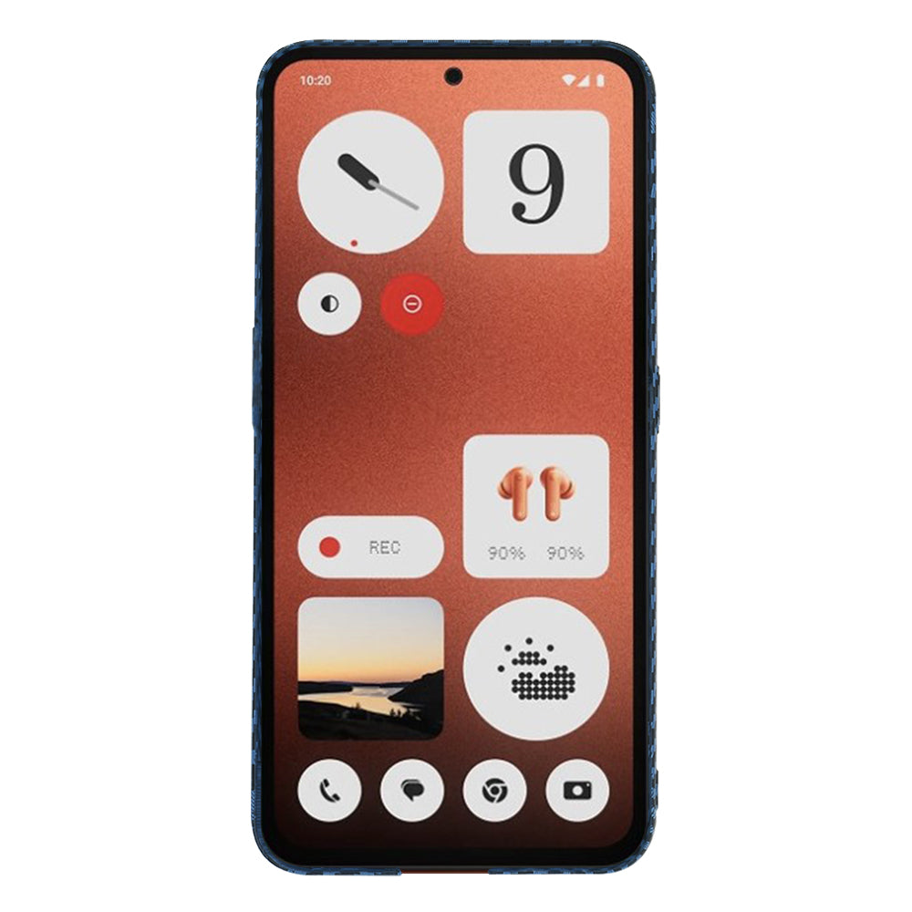 Case for Nothing CMF Phone 1, Techsuit, Carbonite FiberShell, Turquoise