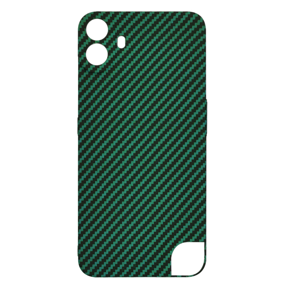 Custodia per Nothing CMF Phone 1, Techsuit, Carbonite FiberShell, Verde
