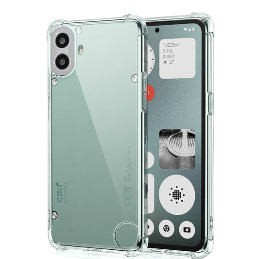 Hülle für Nothing CMF Phone 1, Techsuit, stoßfest klar, transparent