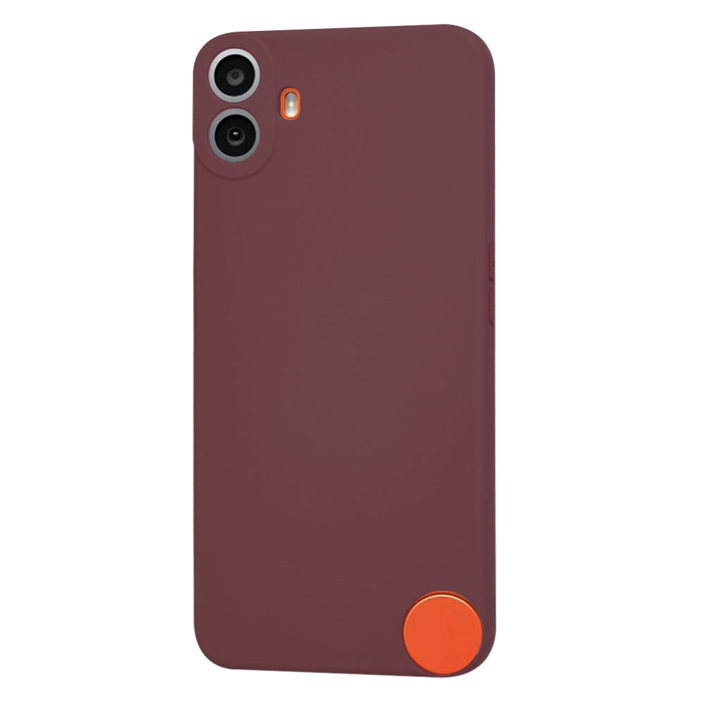 Hülle für Nothing CMF Phone 1, Techsuit, SoftFlex, Burgunderrot