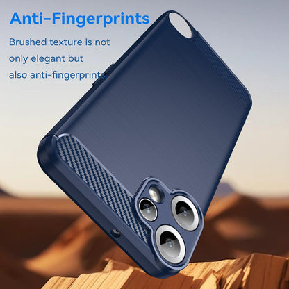Coque pour Nothing CMF Phone 2 Pro, Techsuit, Carbone, Bleue