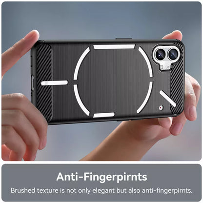 Custodia per Nothing Phone (1), Techsuit, Carbonio, Nera