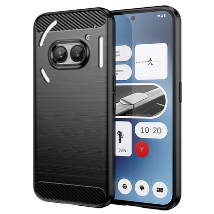 Custodia per Nothing Phone (2a) Plus / Phone (2a), Techsuit, Carbonio, Nera