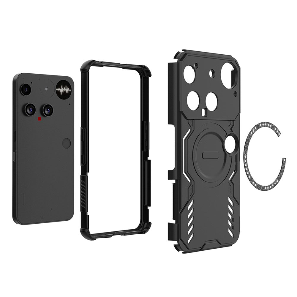 Custodia MagSafe per Nothing Phone (3), Techsuit, ArmorMag, Blu