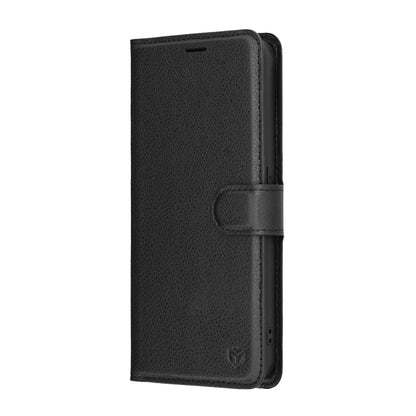 Custodia per Nothing Phone (3a) Lite, Techsuit, Leather Folio, Nera