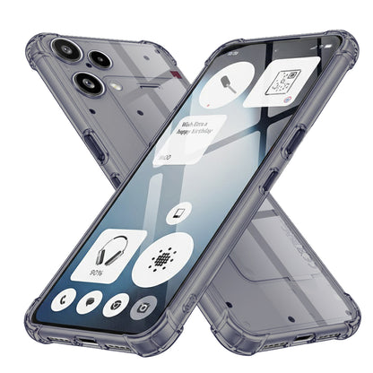 Étui pour Nothing Phone (3a) Lite, Techsuit, Shockproof Clear, Noir