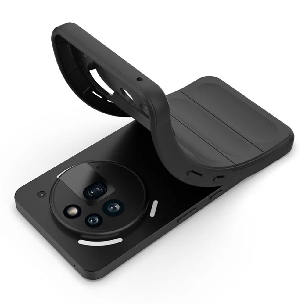 Custodia per Nothing Phone (3a) Pro, Techsuit, Magic Shield, Nera
