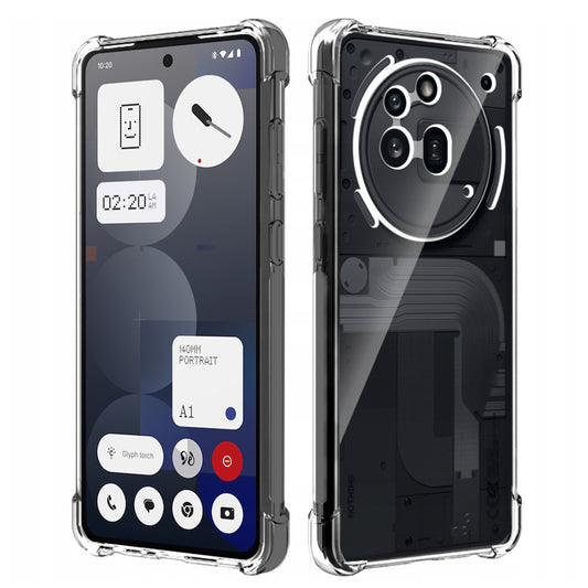 Coque pour Nothing Phone (3a) Pro, Techsuit, Antichoc Claire, Transparente
