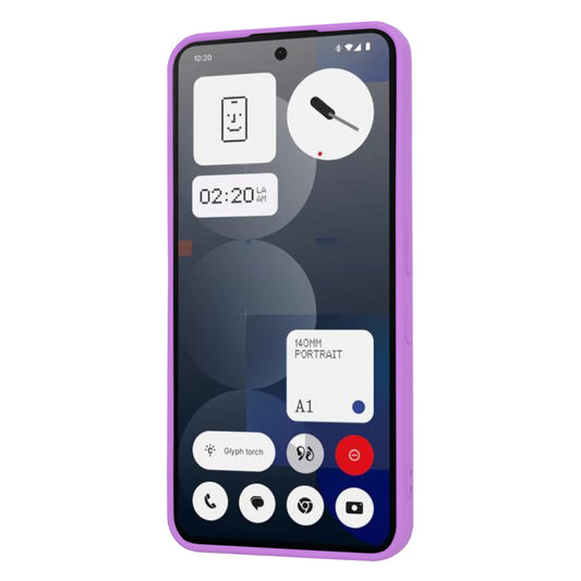 Coque pour Nothing Phone (3a) Pro, Techsuit, SoftFlex, Violet