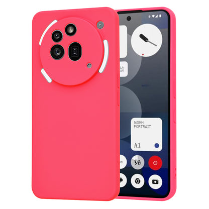 Custodia per Nothing Phone (3a) Pro, Techsuit, SoftFlex, Rosa Scuro