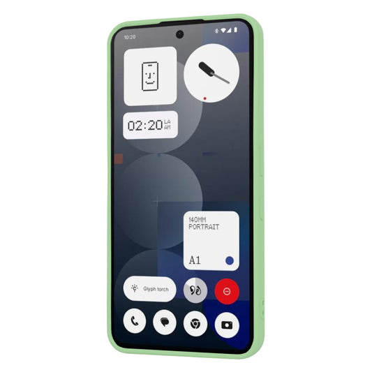 Coque pour Nothing Phone (3a) Pro, Techsuit, SoftFlex, Vert Clair