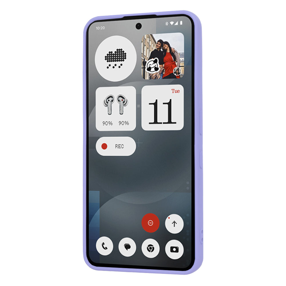 Coque pour Nothing Phone (3a), Techsuit, SoftFlex, Violet Clair