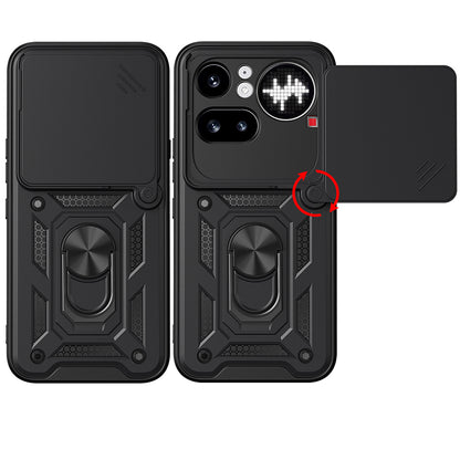 Hülle für Nothing Phone (4a) Pro, Techsuit, CamShield, Schwarz