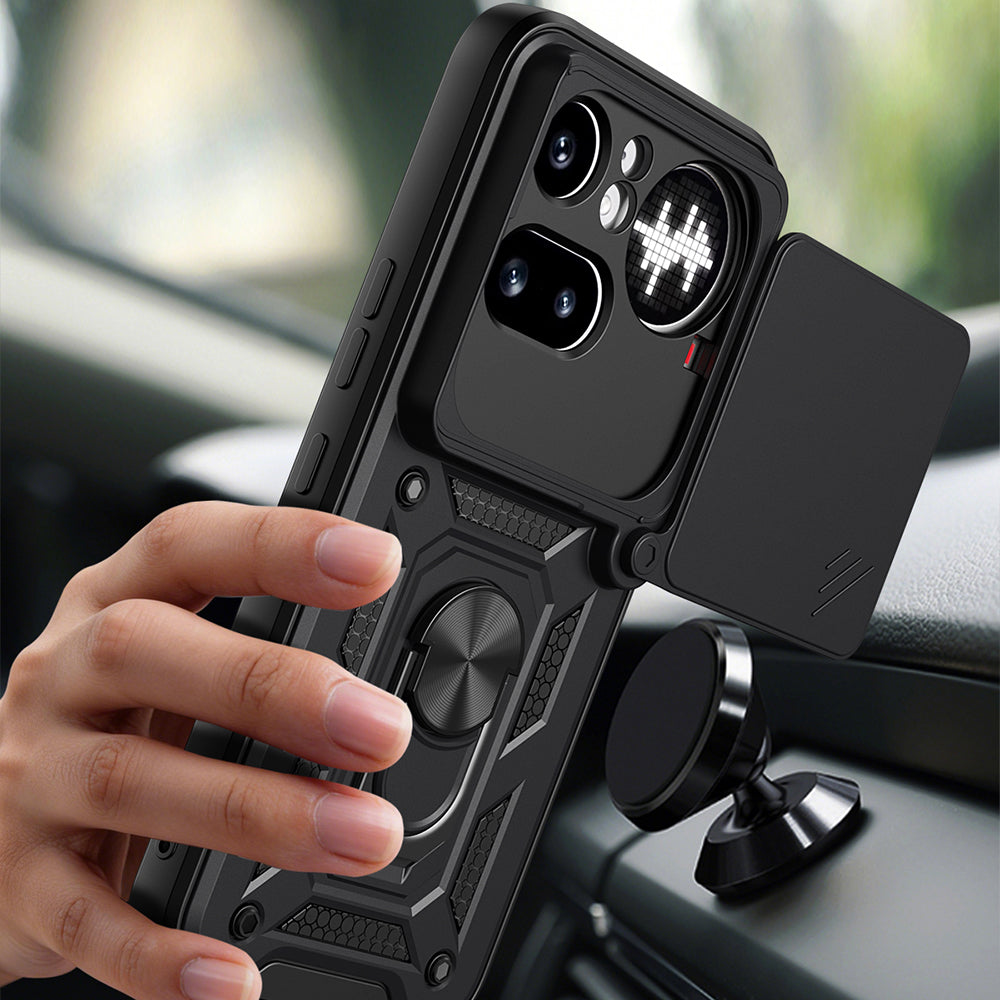 Hülle für Nothing Phone (4a) Pro, Techsuit, CamShield, Schwarz