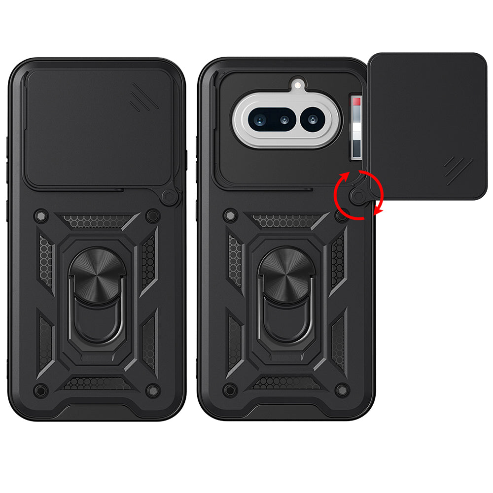 Custodia per Nothing Phone (4a), Techsuit, CamShield, Nera