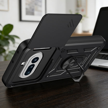 Custodia per Nothing Phone (4a), Techsuit, CamShield, Nera