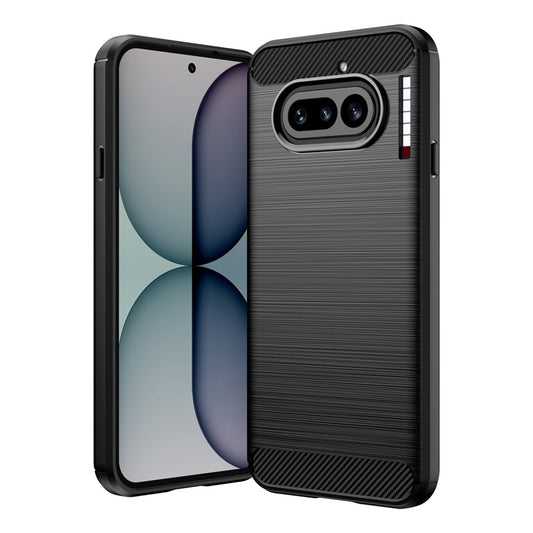 Case for Nothing Phone (4a), Techsuit, Carbon, Black