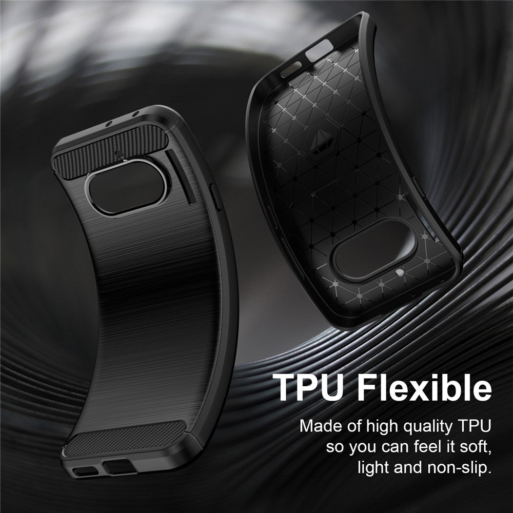 Étui pour Nothing Phone (4a), Techsuit, Carbone, Noir