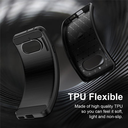 Étui pour Nothing Phone (4a), Techsuit, Carbone, Noir