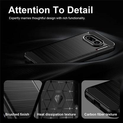 Étui pour Nothing Phone (4a), Techsuit, Carbone, Noir