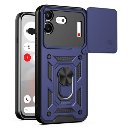 Coque pour Nothing Phone (4b), Techsuit, CamShield, Bleue