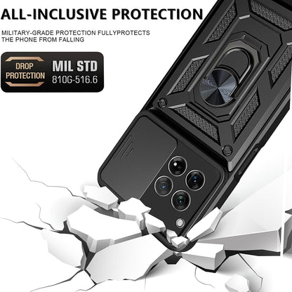 Coque pour OnePlus 12, Techsuit, CamShield, Noire