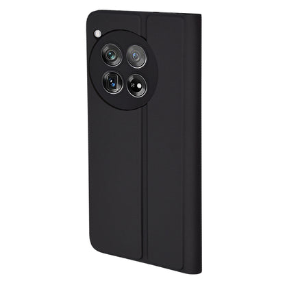 Custodia per OnePlus 12, Techsuit, Magskin Book, Nera