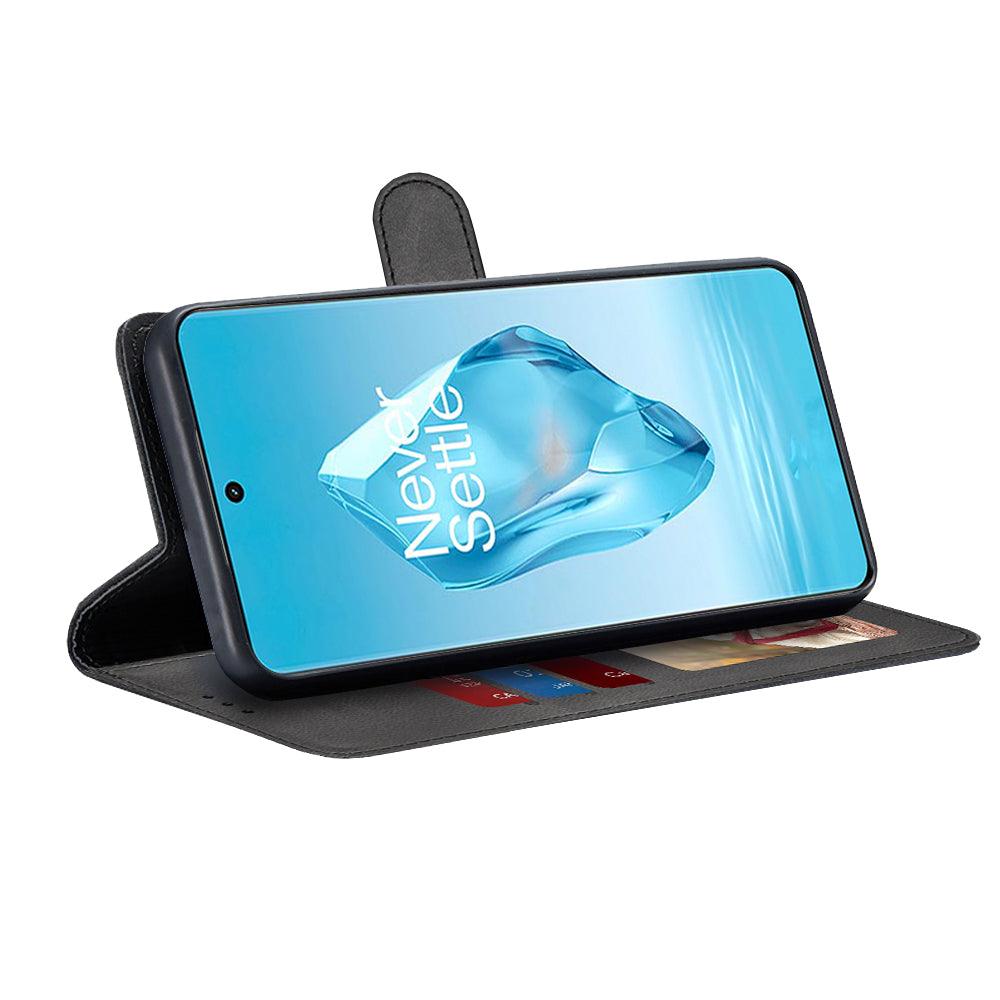 Custodia per OnePlus 12R, Techsuit, Diary Book, Nera