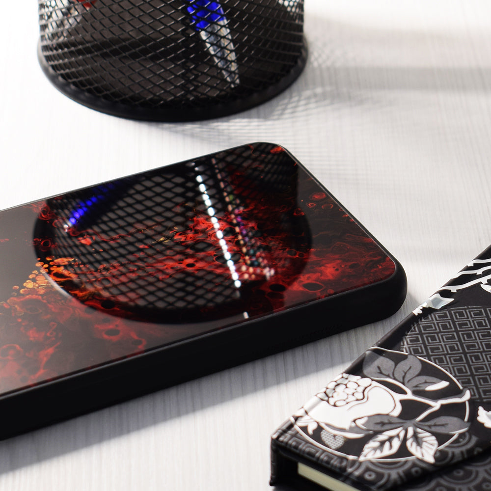Custodia per OnePlus 12R, Techsuit, Glaze, Rossa