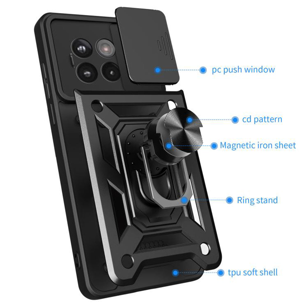 Hülle für OnePlus 13R, Techsuit, CamShield, Rosa