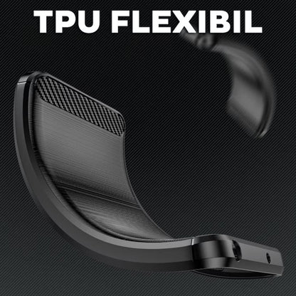 Coque pour OnePlus 13R, Techsuit, Carbone, Noire