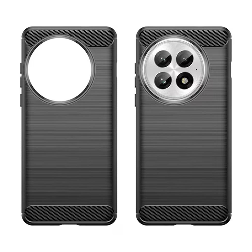 Coque pour OnePlus 13R, Techsuit, Carbone, Noire