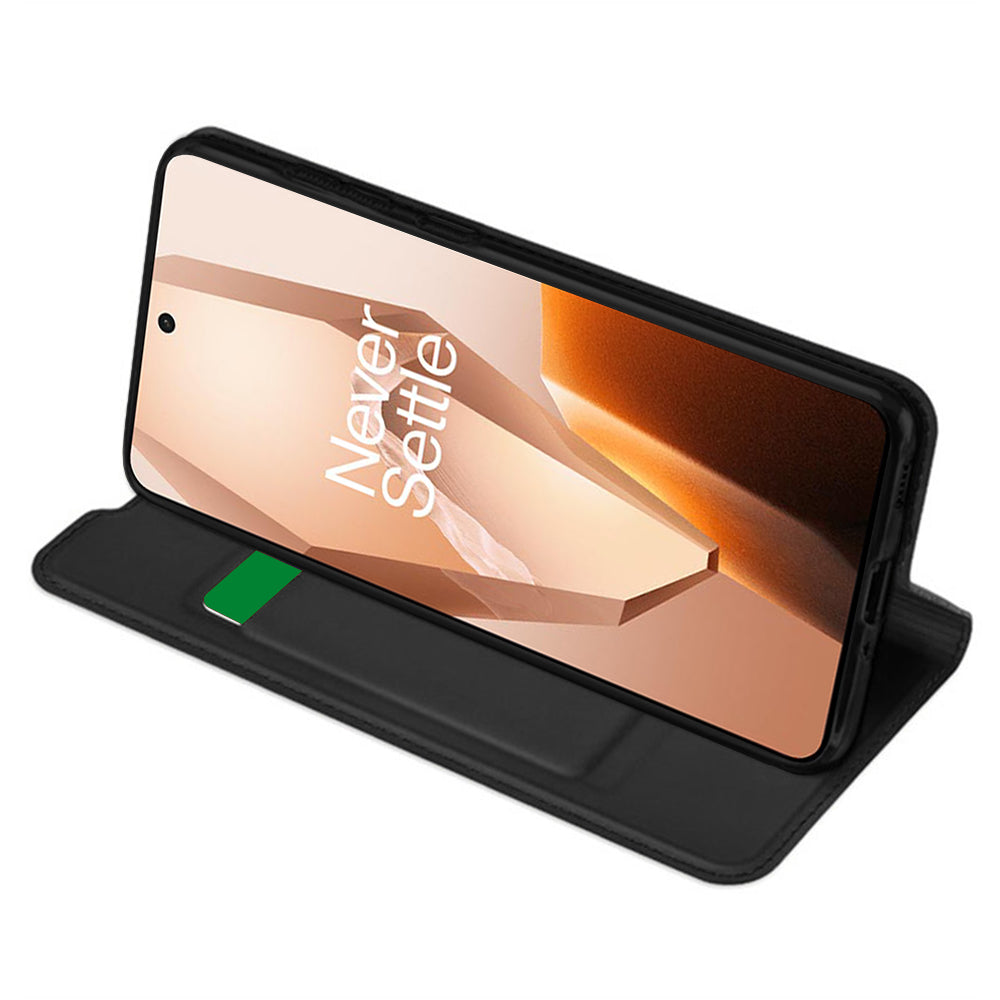 Hülle für OnePlus 13R, Techsuit, Magskin Book, Schwarz