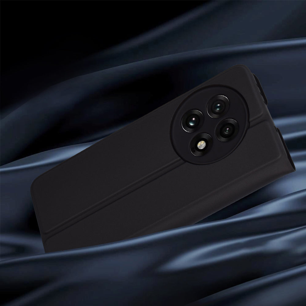 Hülle für OnePlus 13R, Techsuit, Magskin Book, Schwarz