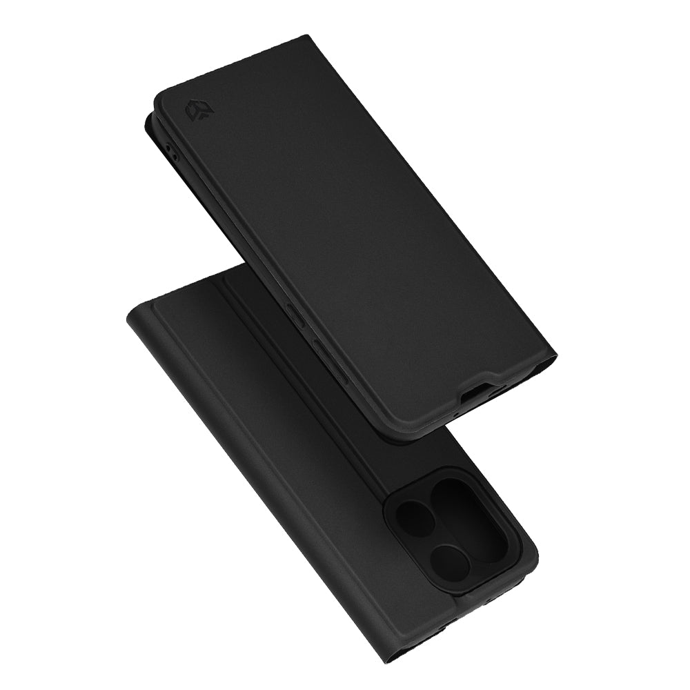Custodia per OnePlus 15, Techsuit, Magskin Book, Nera
