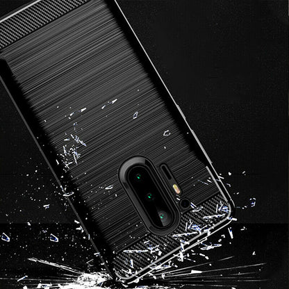 Custodia per OnePlus 8 Pro, Techsuit, Carbonio, Nera