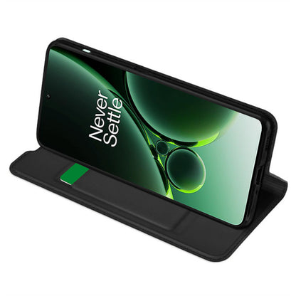 Custodia per OnePlus Nord 3, Techsuit, Magskin Book, Nera