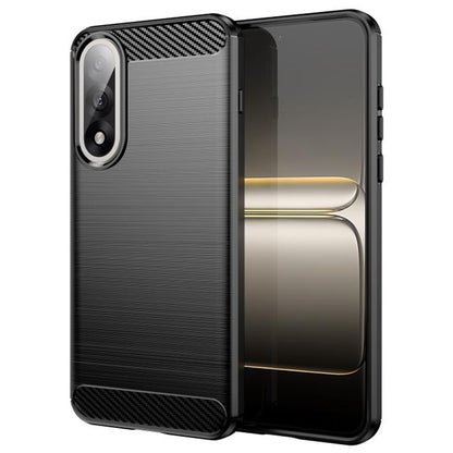 Custodia per OnePlus Nord 5, Techsuit, Carbonio, Nera