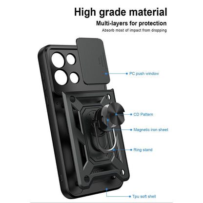 Coque pour OnePlus Nord 6, Techsuit, CamShield, Noire