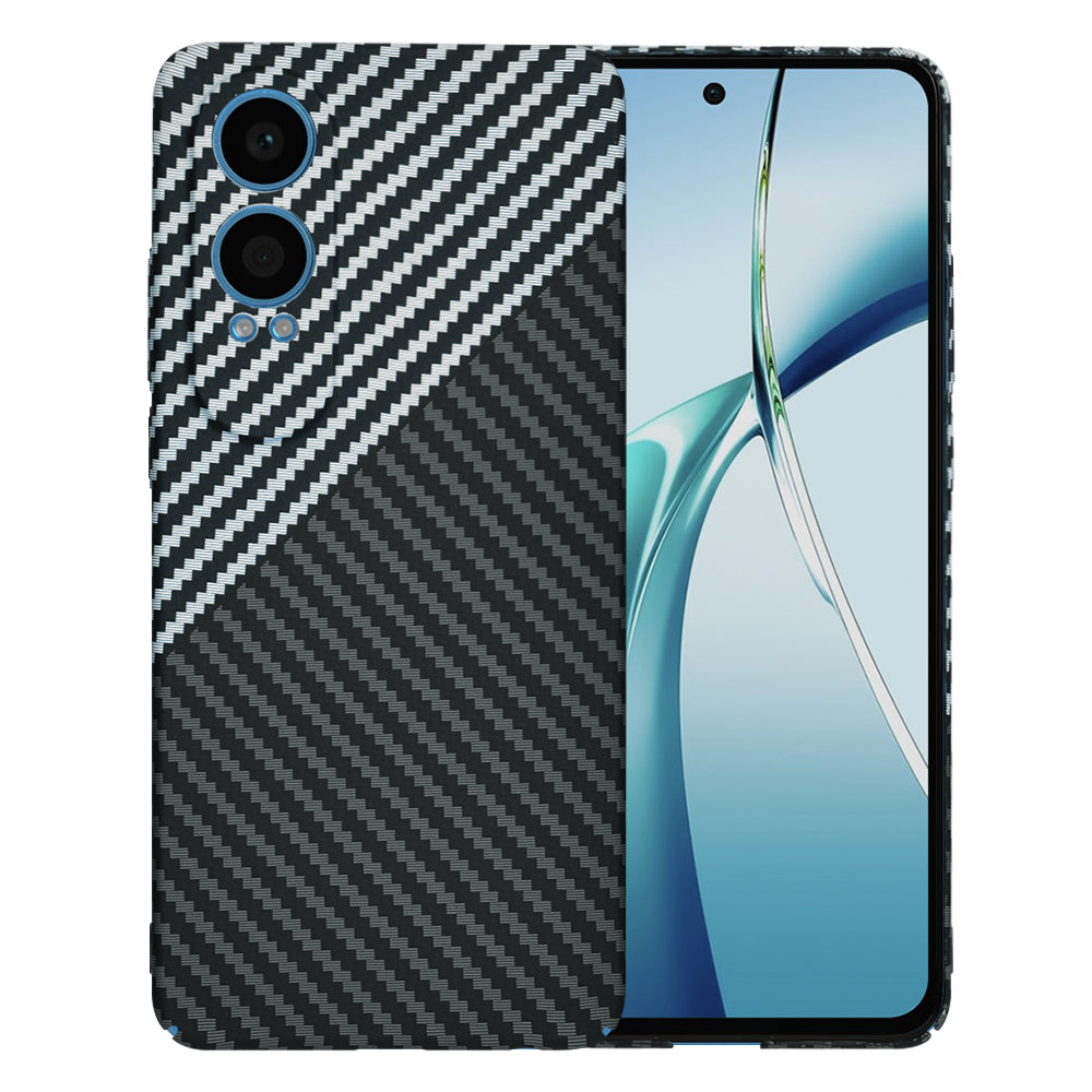 Hülle für OnePlus Nord CE4 Lite, Techsuit, Carbonite FiberShell, Schwarz Grau