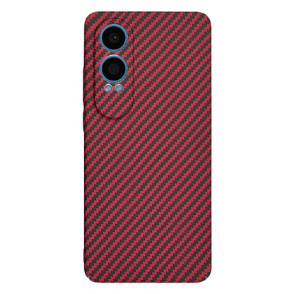 Custodia per OnePlus Nord CE4 Lite, Techsuit, Carbonite FiberShell, Rossa